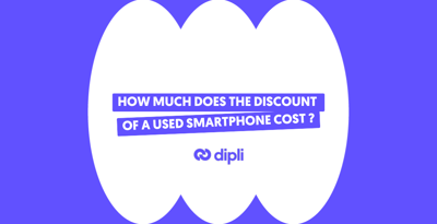 How much does the discount of a used smartphone cost ?