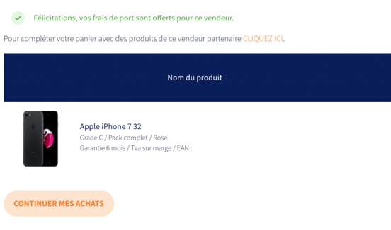 Frais de port offert sur Agora Place
