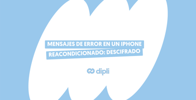 Mensajes de error en un iPhone reacondicionado: ¿cómo responder?