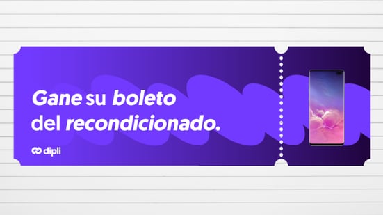 Ticket Galaxy S10+ reacondicionado